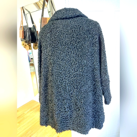 Vintage Black Persian Fur Midi Coat - Medium - Excellent condition - Picture 6 of 10